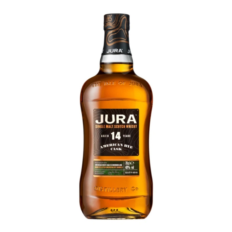 JURA 14 Year American Rye Cask Single Malt Scotch Whisky 750mL