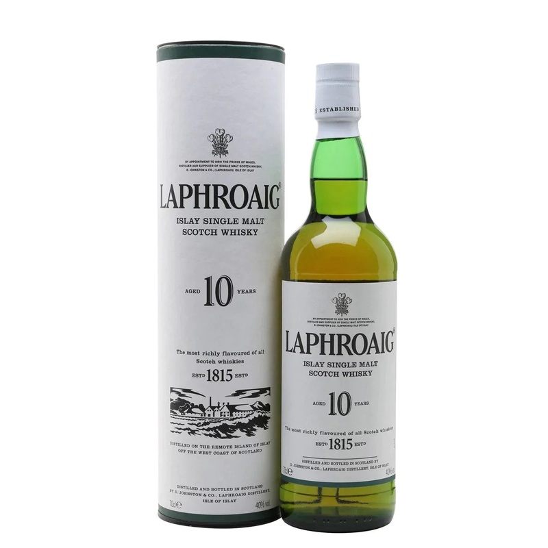 Laphroaig 10 Year Old Islay Single Malt Scotch Whisky 750mL