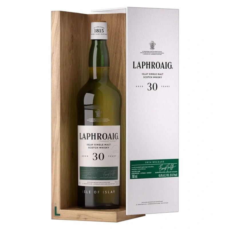 Laphroaig 30 Year Islay Single Malt Scotch Whisky 2024 Release