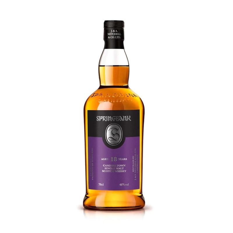 Springbank Aged 18 Years Single Malt Scotch Whisky 700mL