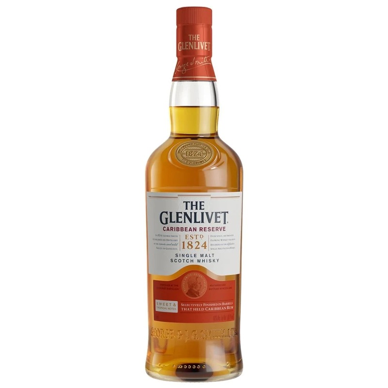 The Glenlivet Caribbean Reserve Single Malt Scotch Whisky 750mL