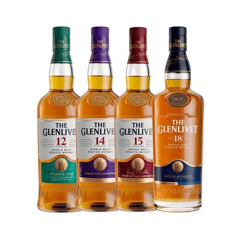 The Glenlivet Single Malt Scotch Whiskey Bundle