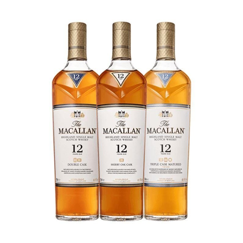 The Macallan 12 Year Single Malt Whisky Bundle