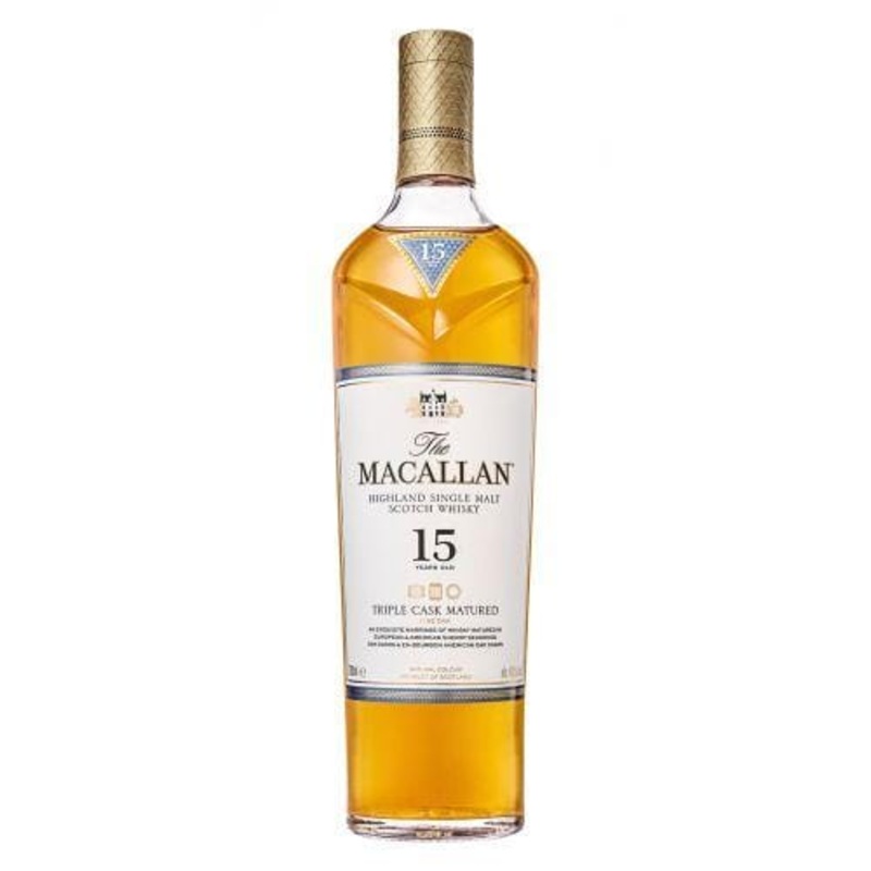 The Macallan 15 Years Old Triple Cask Scotch Whisky 750ml
