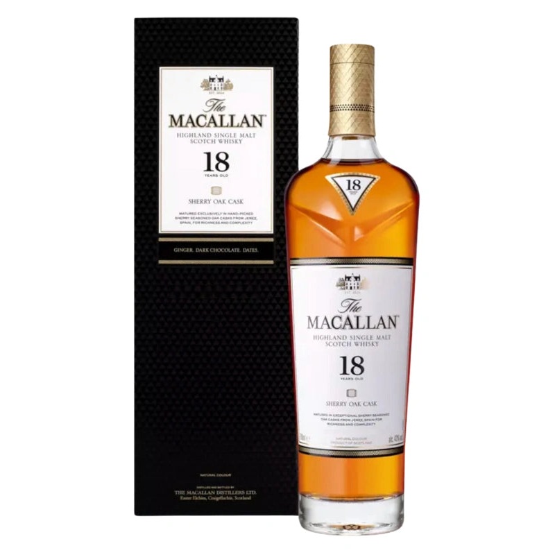 The Macallan 18 Year Old Sherry Oak 750mL