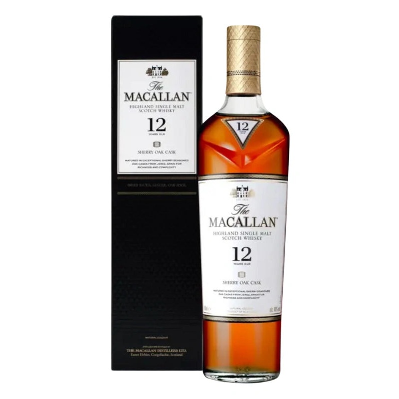 The Macallan Sherry Oak 12 Years Old Scotch Whisky 750mL
