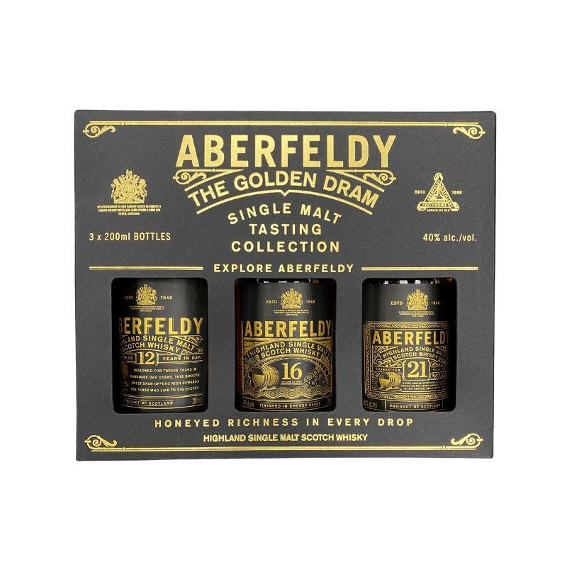 Aberfeldy The Golden Dram Single Malt Tasting Collection