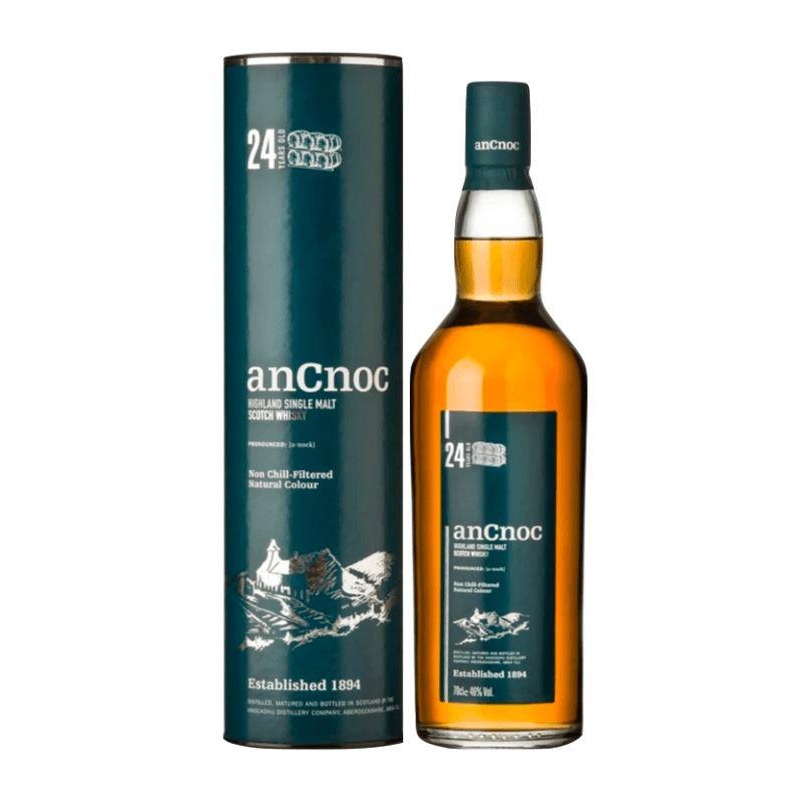 AnCnoc 24 Years Old Scotch Whiskey 750 mL