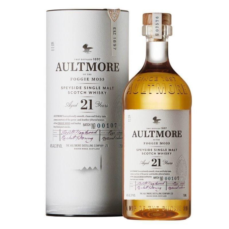 Aultmore 21 Year Old Single Malt Scotch Whisky 750mL
