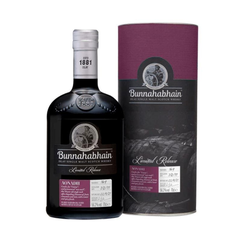 Bunnahabhain Aonadh Is 10 Year Single Malt Whisky 750mL