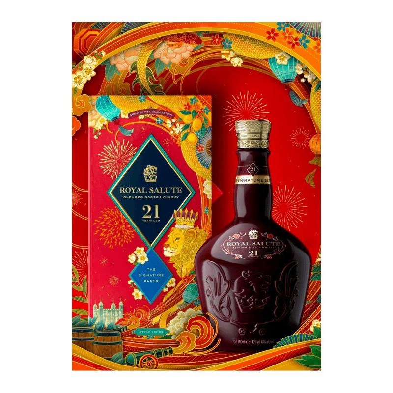 Chivas Regal Royal Salute 21 Year Old The Chinese New Year Special Edition 2022 750mL
