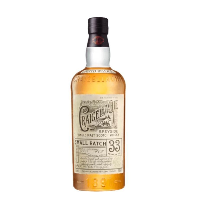 Craigellachie Single Malt Scotch Small Batch 33 Year Old 750mL