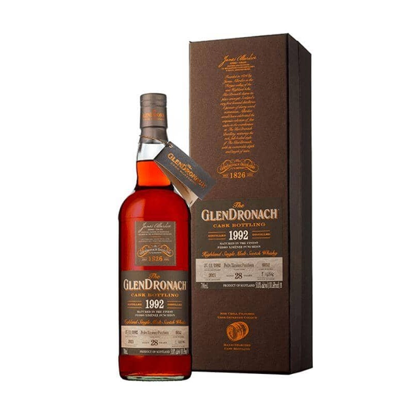 GlenDronach 1992 Cask #6052 28 Year Old Pedro Ximenez Puncheon Cask 700mL
