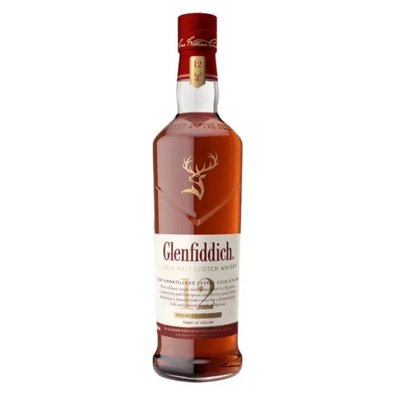 Glenfiddich 12 Year Sherry Cask Scotch Whisky 750mL