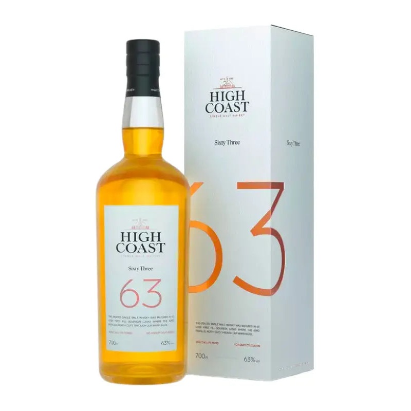 High Coast 63 Single Malt Whisky 750mL