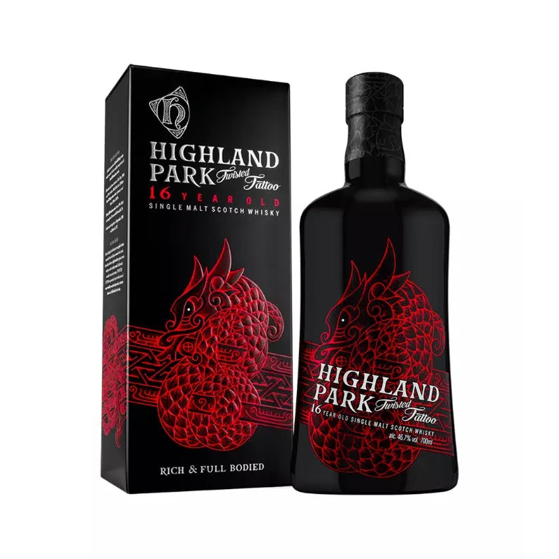 Highland Park Twisted Tattoo 16 Year Old Scotch Whisky 750mL