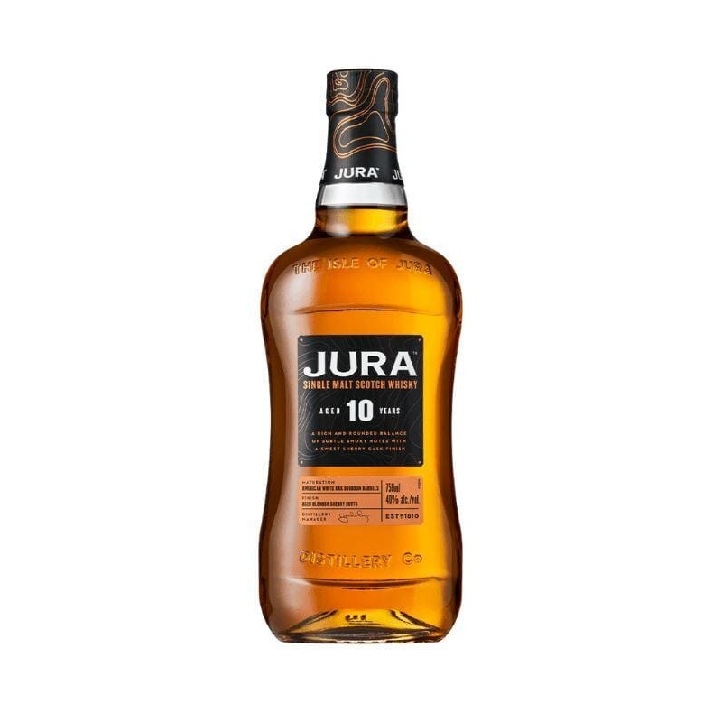 JURA 10 Year Old Single Malt Scotch Whisky 750mL