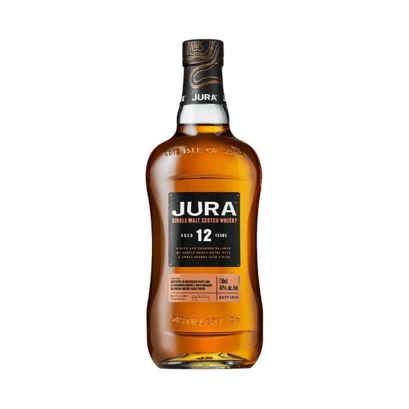 JURA 12 Year Old Single Malt Scotch Whisky 750mL