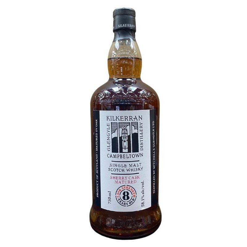 Kilkerran 8 Years Sherry Cask Matured Cask Strength Single Malt 750mL