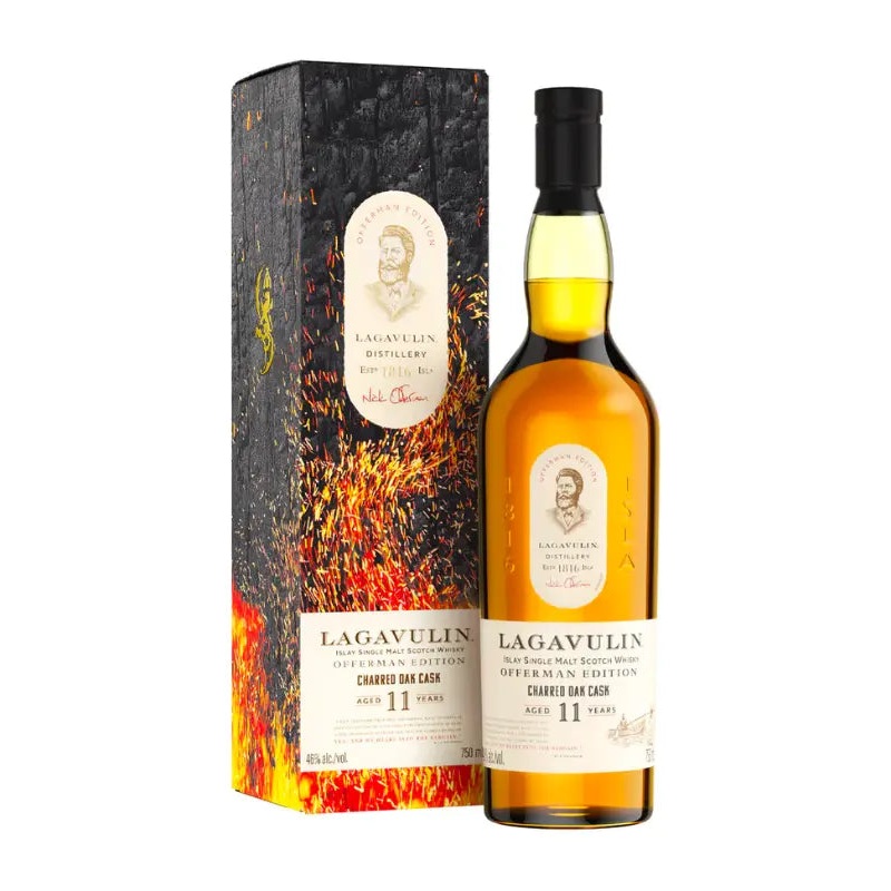 Lagavulin Offerman Edition 11 Year Old Scotch Whisky Charred Oak Cask Finish 750mL