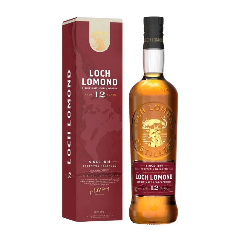 Loch Lomond 12 Year Old Single Malt Scotch Whisky 750mL