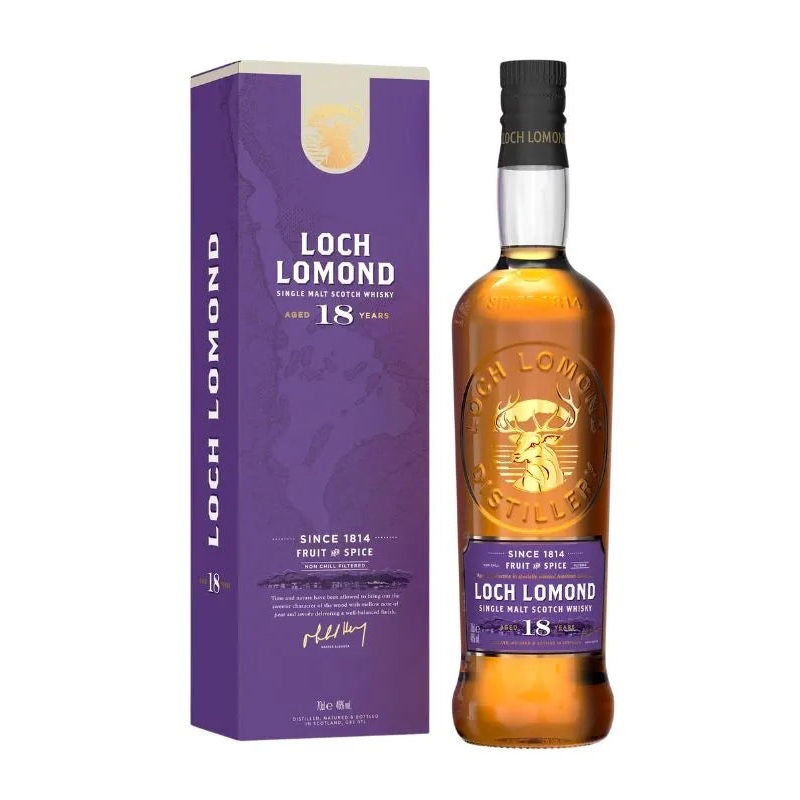 Loch Lomond 18 Year Old Single Malt Scotch Whisky 750mL