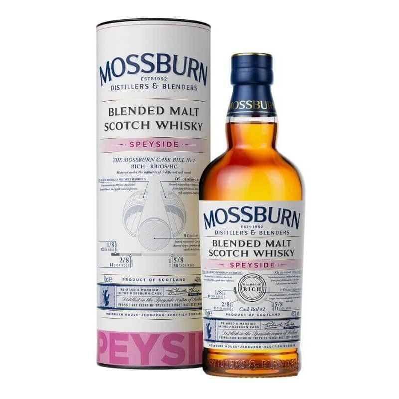 Mossburn Speyside Blended Malt Scotch Whisky 750mL