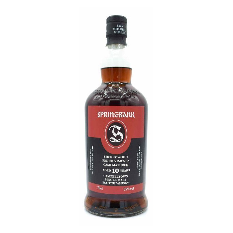 Springbank Aged 10 Years Sherry Wood PX Casks Scotch Whisky 700mL