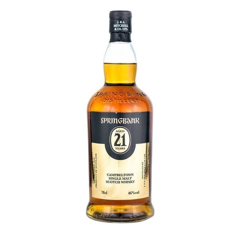 Springbank Aged 21 Years Single Malt Scotch Whisky 700mL