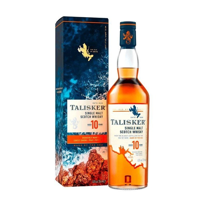 Talisker 10 Year Old Single Malt Scotch Whisky 750mL
