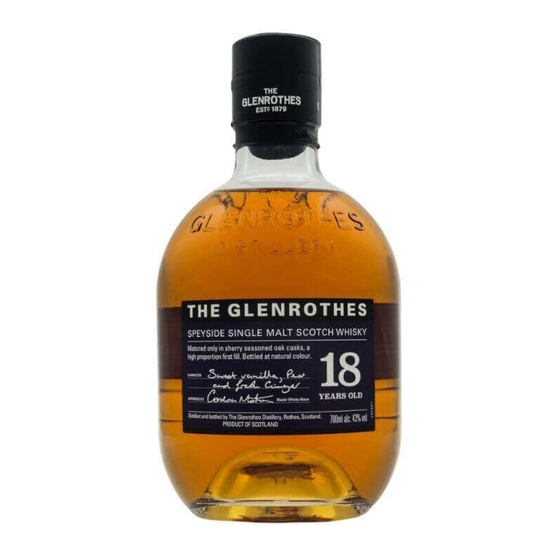 The Glenrothes 18 Year Old Speyside Single Malt Scotch Whisky 750mL