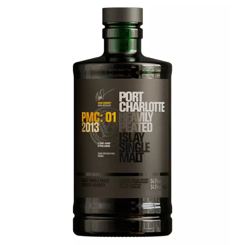 Bruichladdich Port Charlotte PMC: 01 2013 Heavily Peated Scotch Whisky 750mL