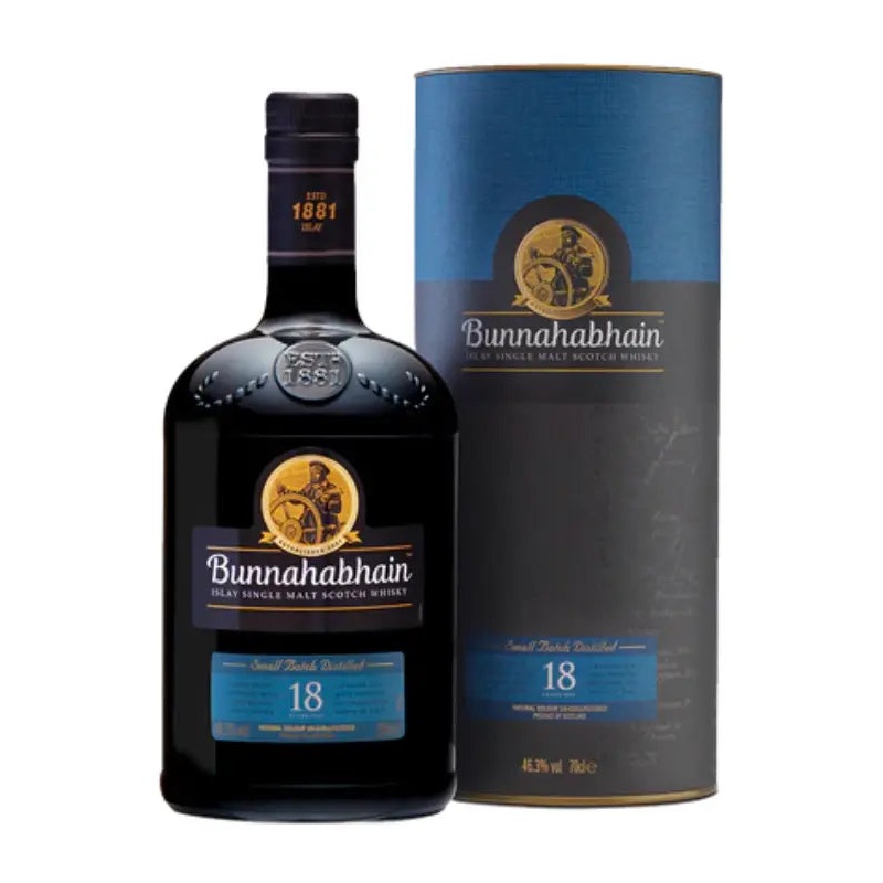 Bunnahabhain 18 Year Single Malt Whisky 750mL