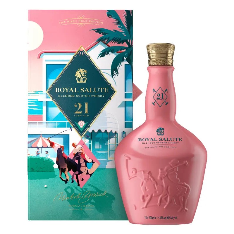 Chivas Royal Salute 21 Year Miami Polo Edition Scotch Whisky 700mL