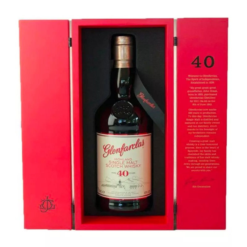 Glenfarclas 40 Year Single Malt Scotch Whisky 750mL