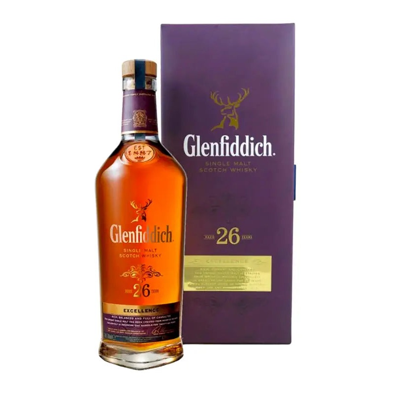 Glenfiddich Excellence 26 Year Single Malt Whisky 750mL