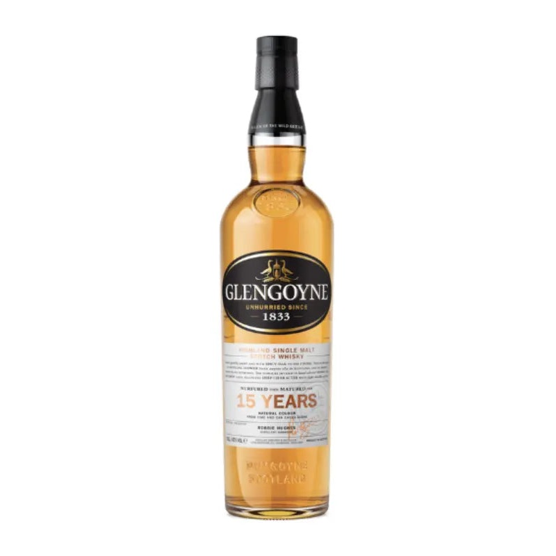 Glengoyne 15 Year Old Highland Single Malt Scotch Whisky 750mL