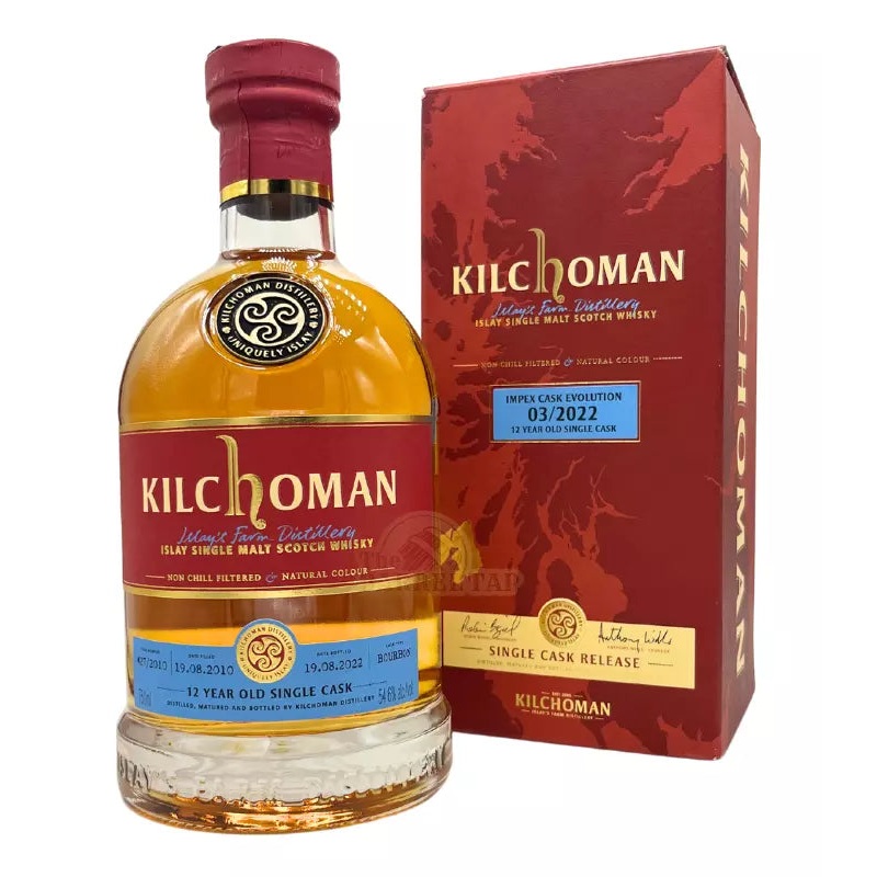 Kilchoman 12 Year Old Single Cask Impex Cask Evolution Scotch 750mL