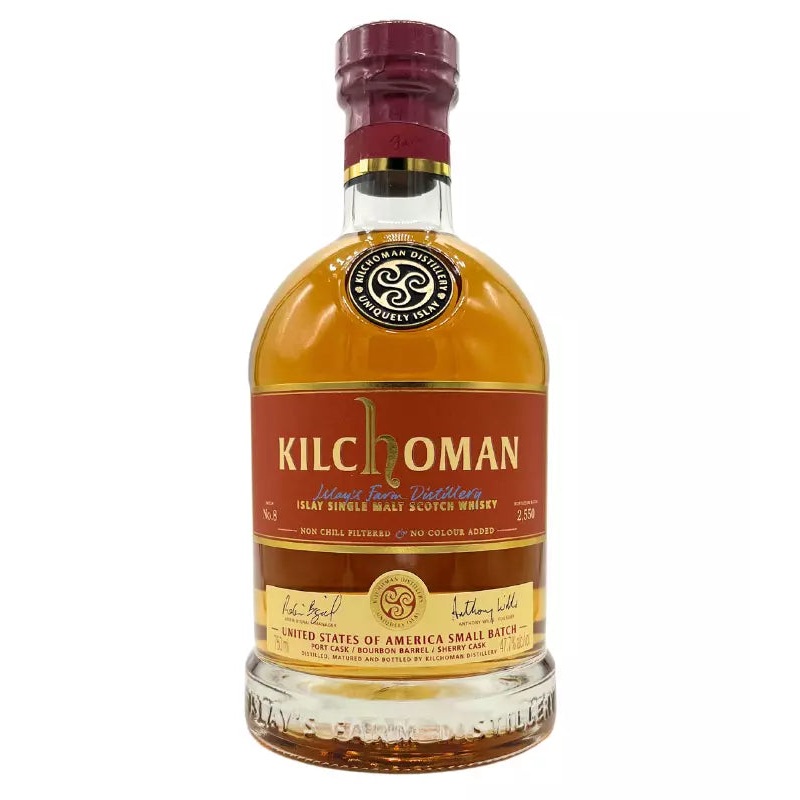 Kilchoman USA Small Batch Release No. 8 Islay Single Malt Scotch 750mL