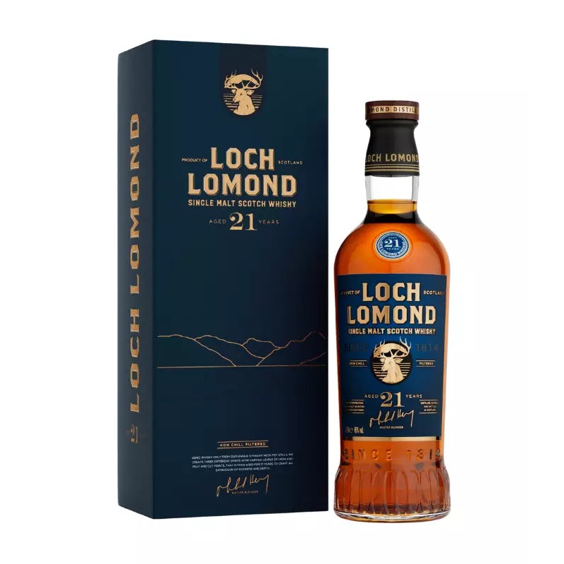 Loch Lomond 21 Year Old Single Malt Scotch Whisky 750mL
