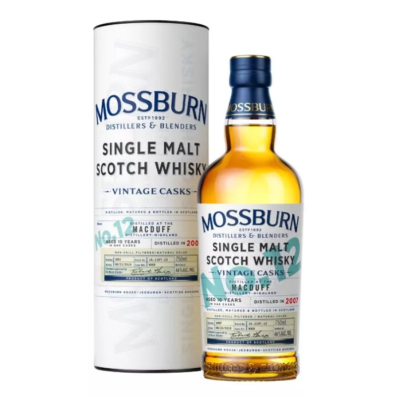 Mossburn Vintage Casks Macduff Distillery No. 12 2007 Scotch Whisky 750mL