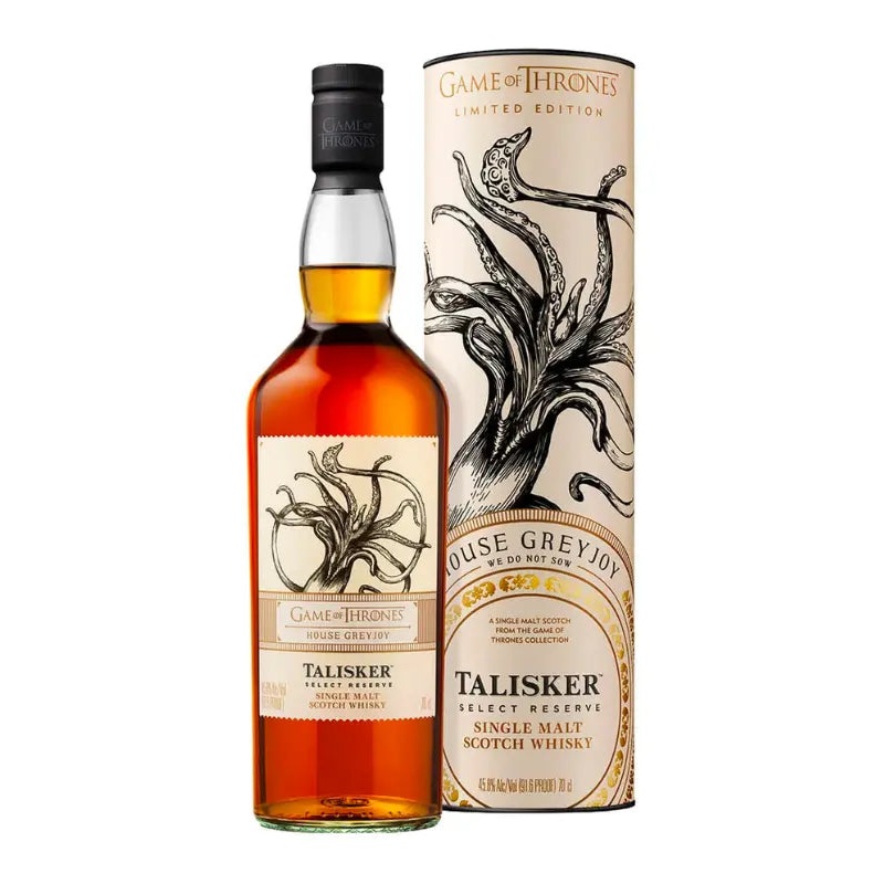 Talisker Game of Thrones House Greyjoy Scotch Whisky 750mL