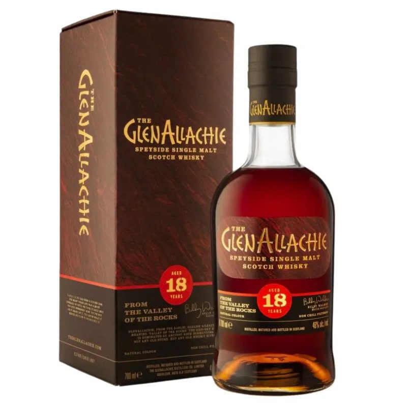 The GlenAllachie 18 Year Single Malt Scotch Whiskey 750mL