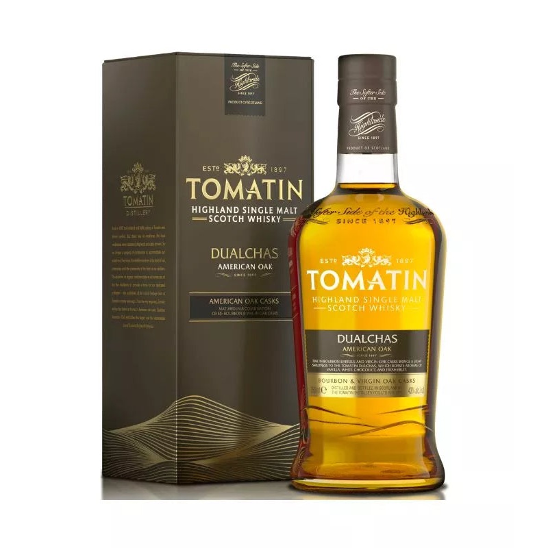 Tomatin Dualchas American Oak Single Malt Scotch Whisky 750mL