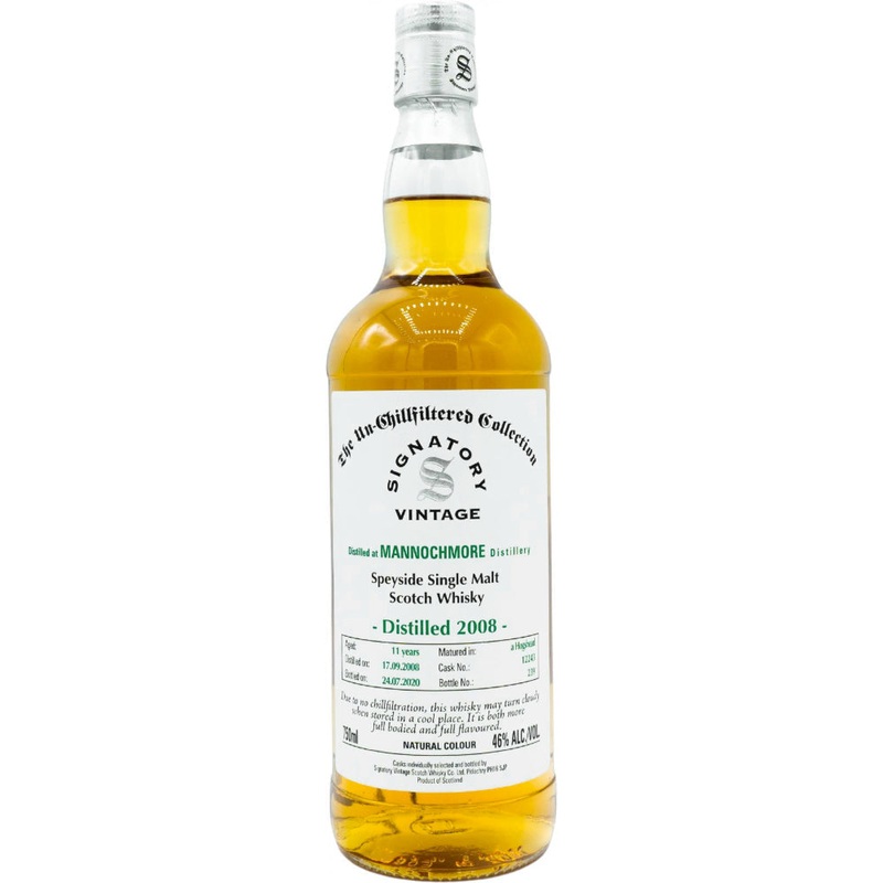 Signatory The Un-Chillfiltered Collection 11 Year Old Mannochmore 2008