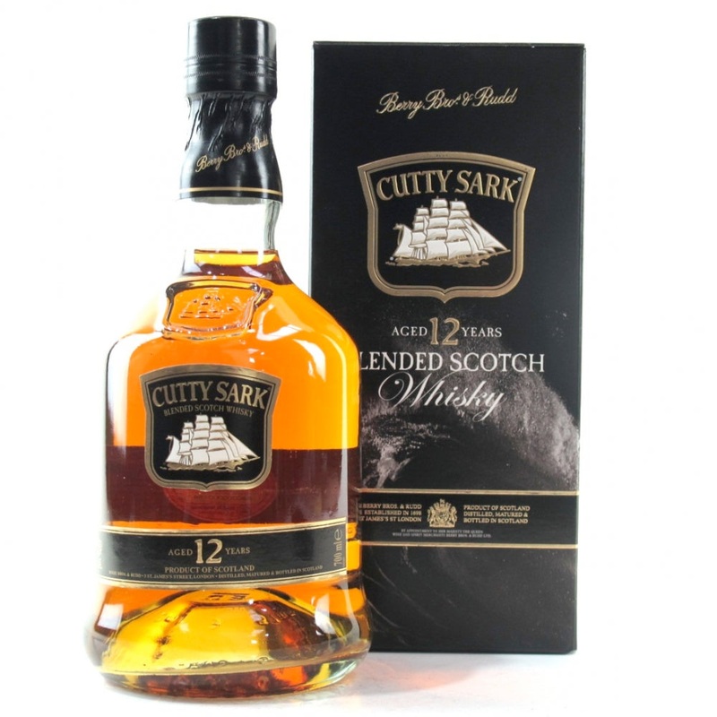 Cutty Sark 12 Year Old Blended Scotch