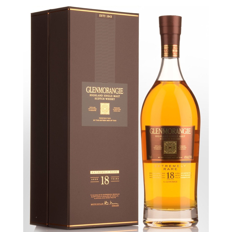 Glenmorangie single malt scotch extremely rare 18 yr 86