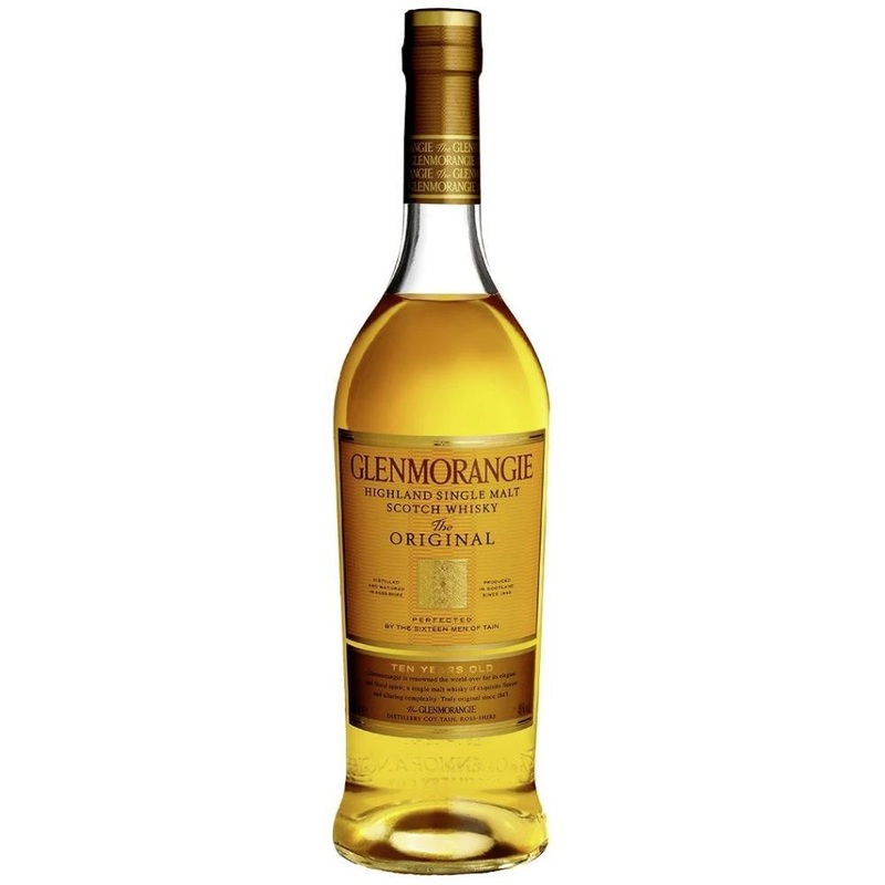 Glenmorangie single malt scotch the original 10 yr 86 w/ gift box