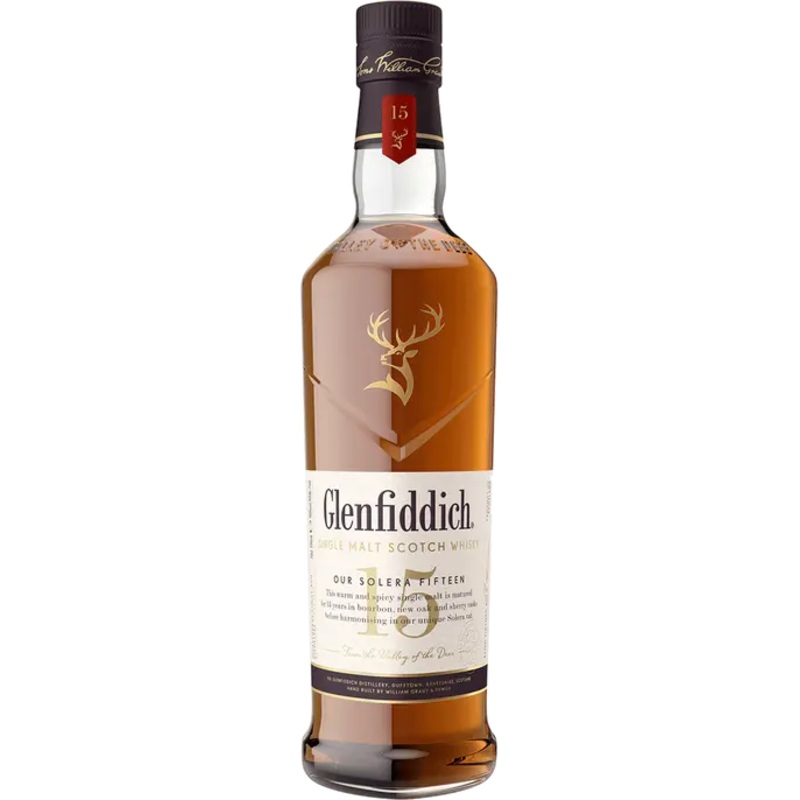 Glenfiddich 15 Yr Single Malt Scotch Whisky 750ml