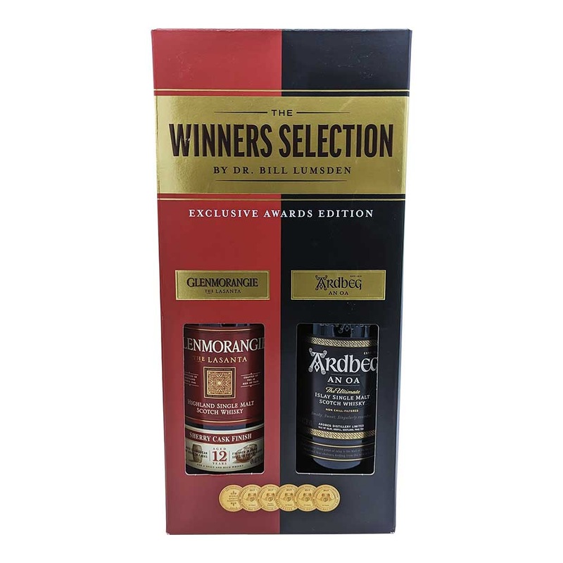 Glenmorangie 12-Year 'Lasanta' & Ardbeg 'An Oa' Gift Set